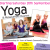 images of yoga class in progress to advertise a class at stanwix community centre in the north of carlisle